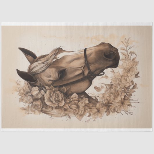 Reitstift Art 2 Dekoupage Papier (Vorderseite)