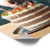 Reitstour Kunst, Pferderäuberparty, Funny Horse Poster (Ecke)