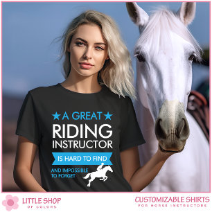 Reitstundenleiter/in nach Maß T-Shirt