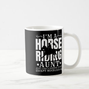 Reittante des Pferdes Normal, aber Cooler Tante Kaffeetasse