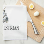 Reittier-Einhornhandtuch Geschirrtuch (Viertel Falte)