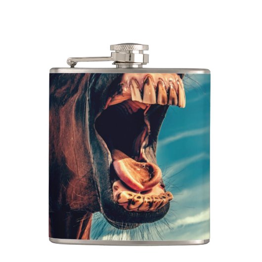 Reittier Flachmann (Vorderseite)