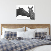 Reittier-Foto Leinwanddruck (Insitu (Schlafzimmer))