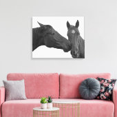 Reittier-Foto Leinwanddruck (Insitu (Wohnzimmer))