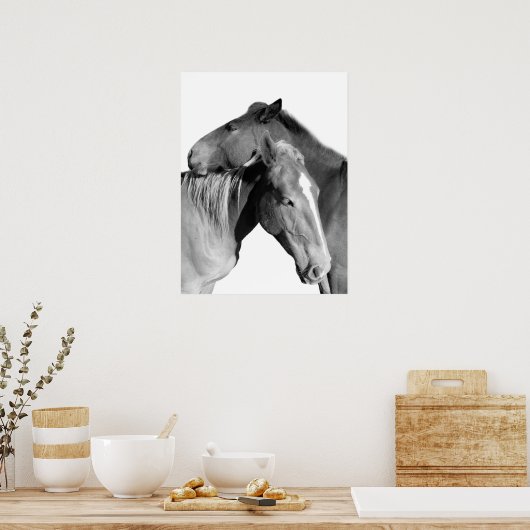 Reittier-Foto Poster (Küche)