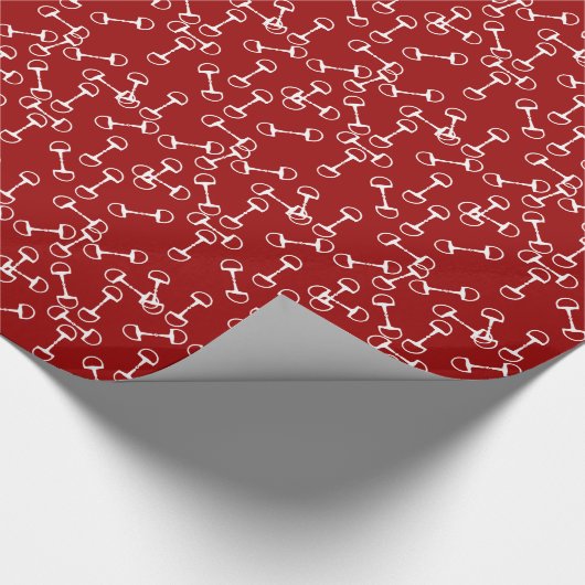Reittier Geschenkpapier (Ecke)