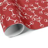 Reittier Geschenkpapier (Rolleneckpunkt)