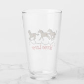 Reittier Glas (Rückseite)