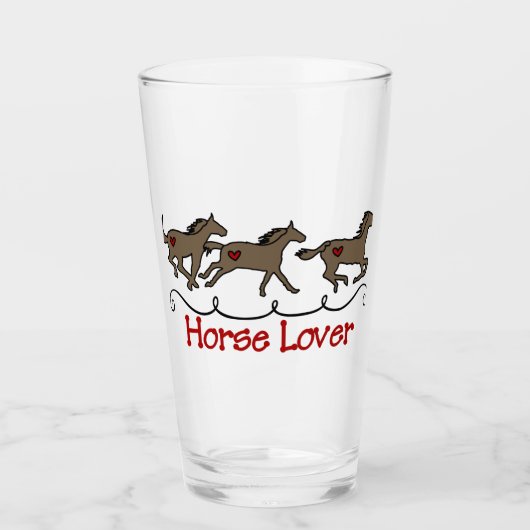 Reittier Glas (Vorderseite)