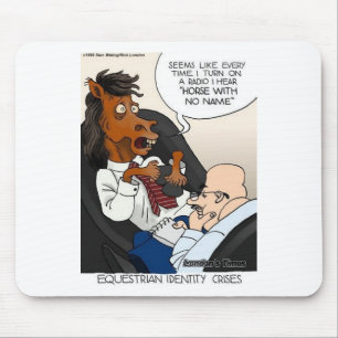 Reittier-Identitätskrise Witzige Geschenke und T-S Mousepad