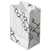 Reittier Mittlere Geschenktüte (Vorderseite Schrägansicht)