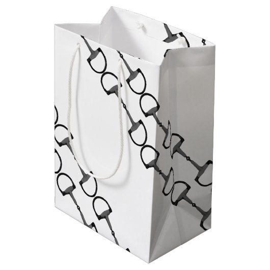 Reittier Mittlere Geschenktüte (Rückseite Schrägansicht)