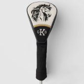 Reittier Monogram Custom Design Golf Headcover (Vorderseite)