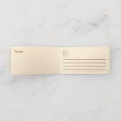 Reittier-Pferd mit Kastanienmare Treuekarte (Innenseite Aufgefaltet)