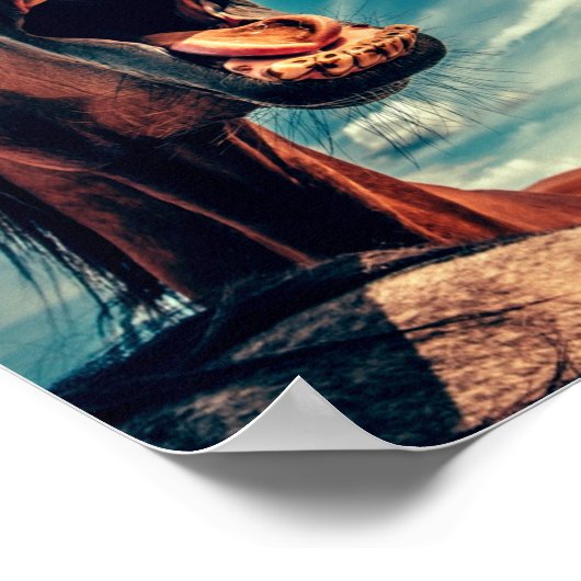 Reittier Poster (Ecke)