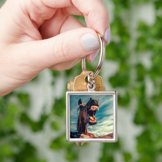 Reittier Schlüsselanhänger (Hand)