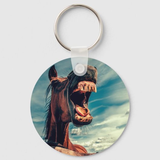 Reittier Schlüsselanhänger (Vorderseite)