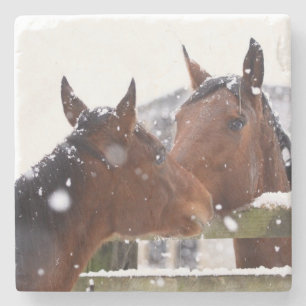 Reittier Steinuntersetzer