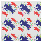 Reittier Stoff (Muster)