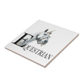 Reittier-T - Shirt Fliese (Seite)