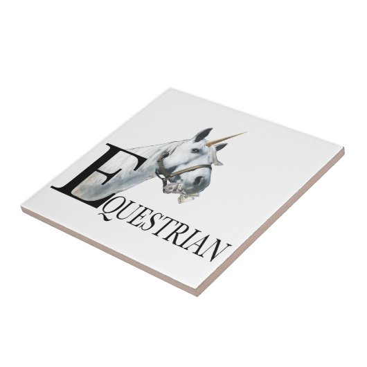 Reittier-T - Shirt Fliese (Seite)