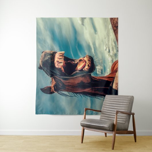 Reittier Wandteppich (Beispiel)