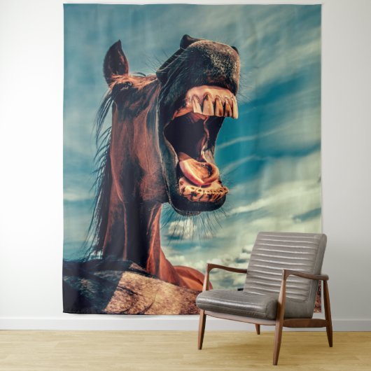 Reittier Wandteppich (Beispiel)