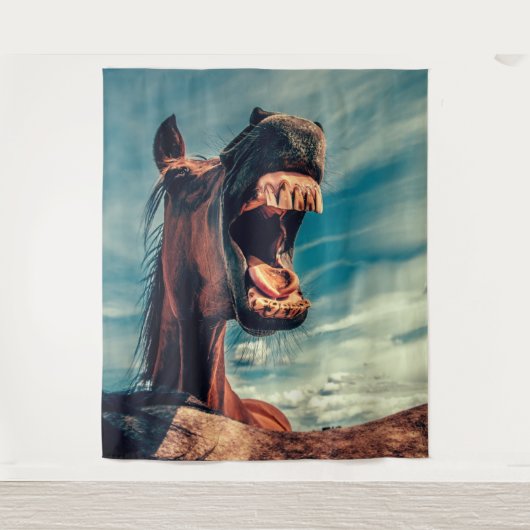 Reittier Wandteppich (Vorderseite)