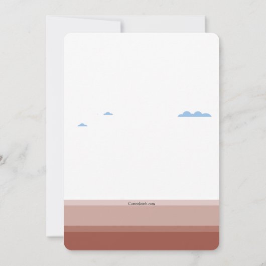 Reittiere Einladung (Rückseite)