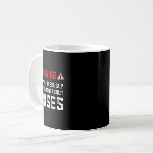 Reittiere Geschenke nur ein Mädchen, das Lieben Pf Kaffeetasse (Vorderseite Links)