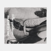 Reittiere Ihr Pferd Foto Motivierend Fleecedecke (Vorderseite (Horizontal))