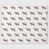 Reittiere mit Party Geschenkpapier (Flach)