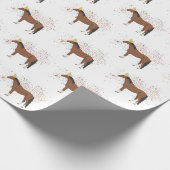 Reittiere mit Party Geschenkpapier (Ecke)