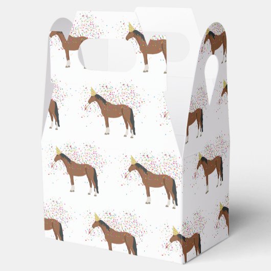 Reittiere mit Party Geschenkschachtel (Geöffnet)