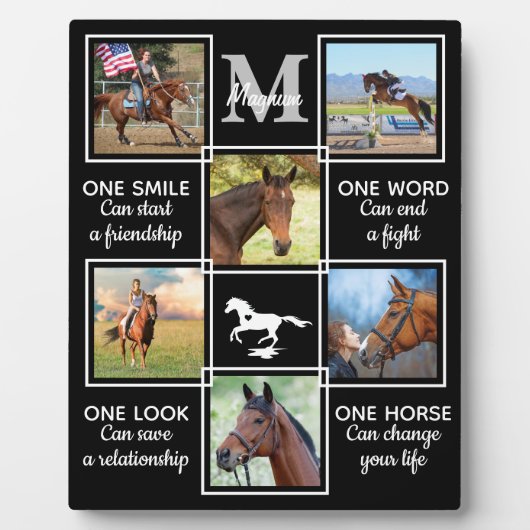 Reittiere Reittiere Personalisierte FotoCollage Fotoplatte (Vorderseite)