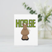 Reittiere und Geschenke Postkarte (Stehend Vorderseite)