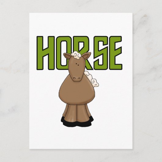 Reittiere und Geschenke Postkarte (Vorderseite)