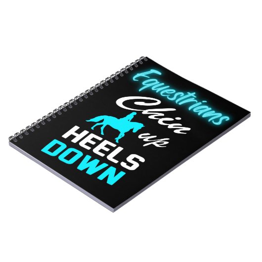 Reittiere versinken Heels Notizblock (Linke Seite)