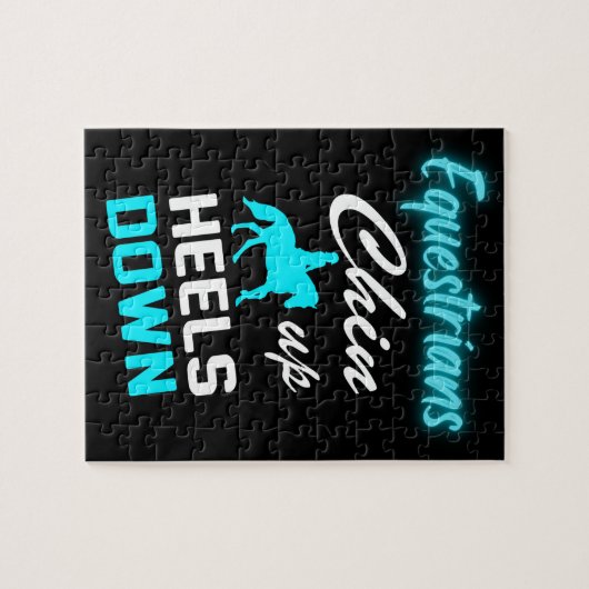 Reittiere versinken Heels Puzzle (Horizontal)