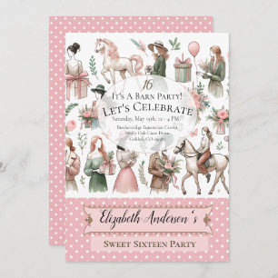 Reittiere zum Geburtstag Einladung