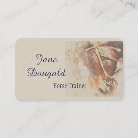 Reittrainer Visitenkarte (Rückseite)