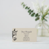 Reittrainer Visitenkarte (Stehend Vorderseite)