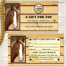 Reitunterricht Foto Geschenkgutschein Rabattkarte