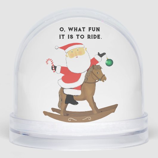 Reiturlaub Globe Schneekugeln (Vorderseite)