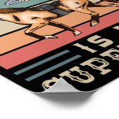 Reitwagen ist meine Supermacht Poster (Ecke)