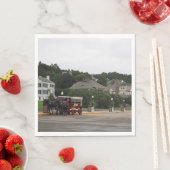 Reitwagen Mackinac Island Street Serviette (Beispiel)