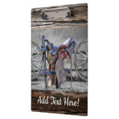 Reitwagen-Rad für den Western der Reitzaun Klemmbrett (Links)