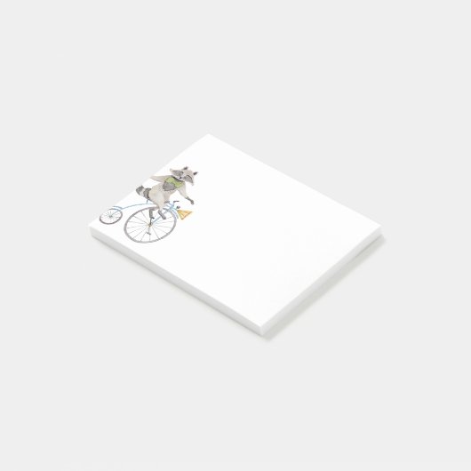 ReitWaschbär Post-it Klebezettel (angewinkelt)