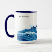 Reitwellen-Zitat Tasse (Links)
