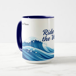 Reitwellen-Zitat Tasse